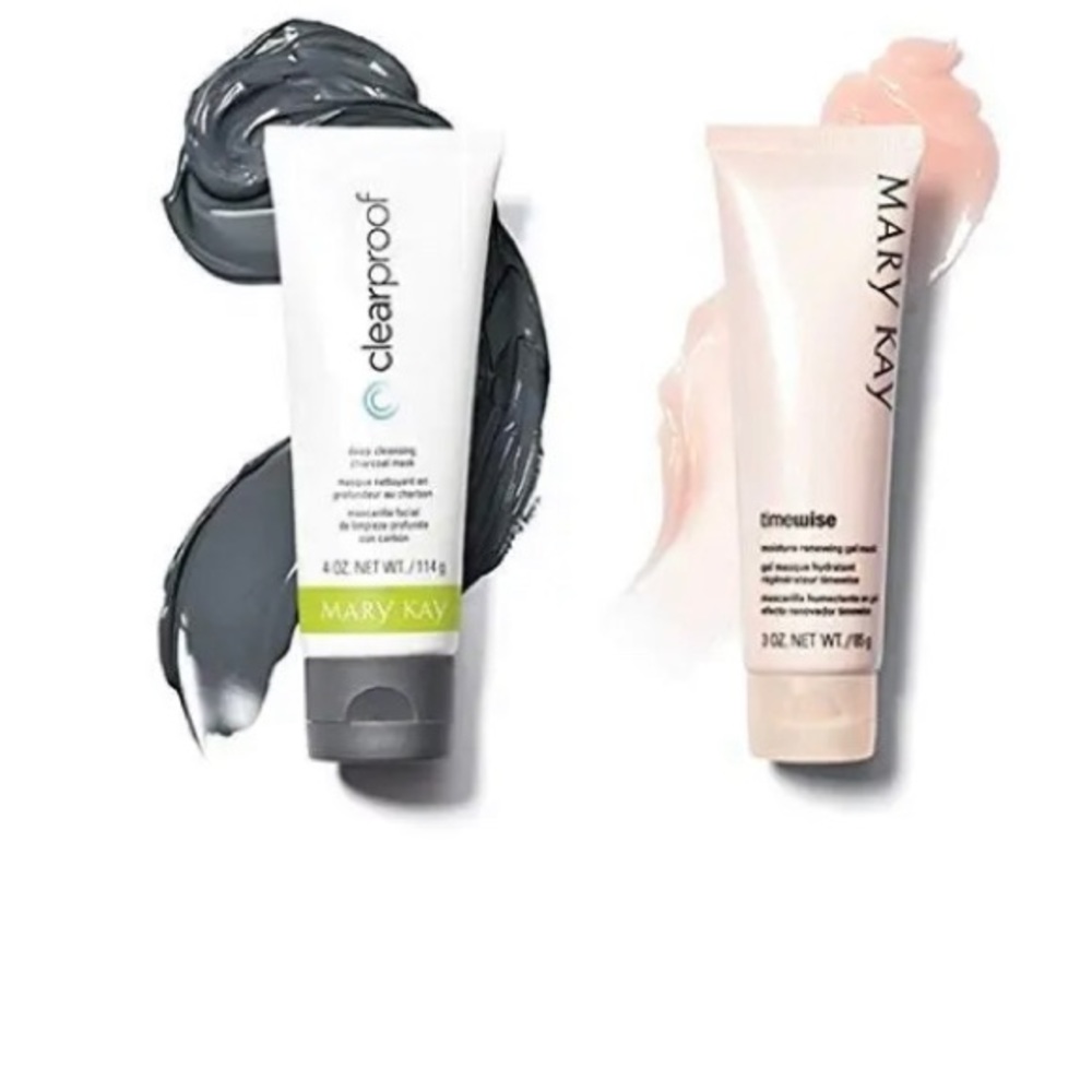 Mary Kay Clear Proof Charcoal & Moisture Renewing Gel Mask Set